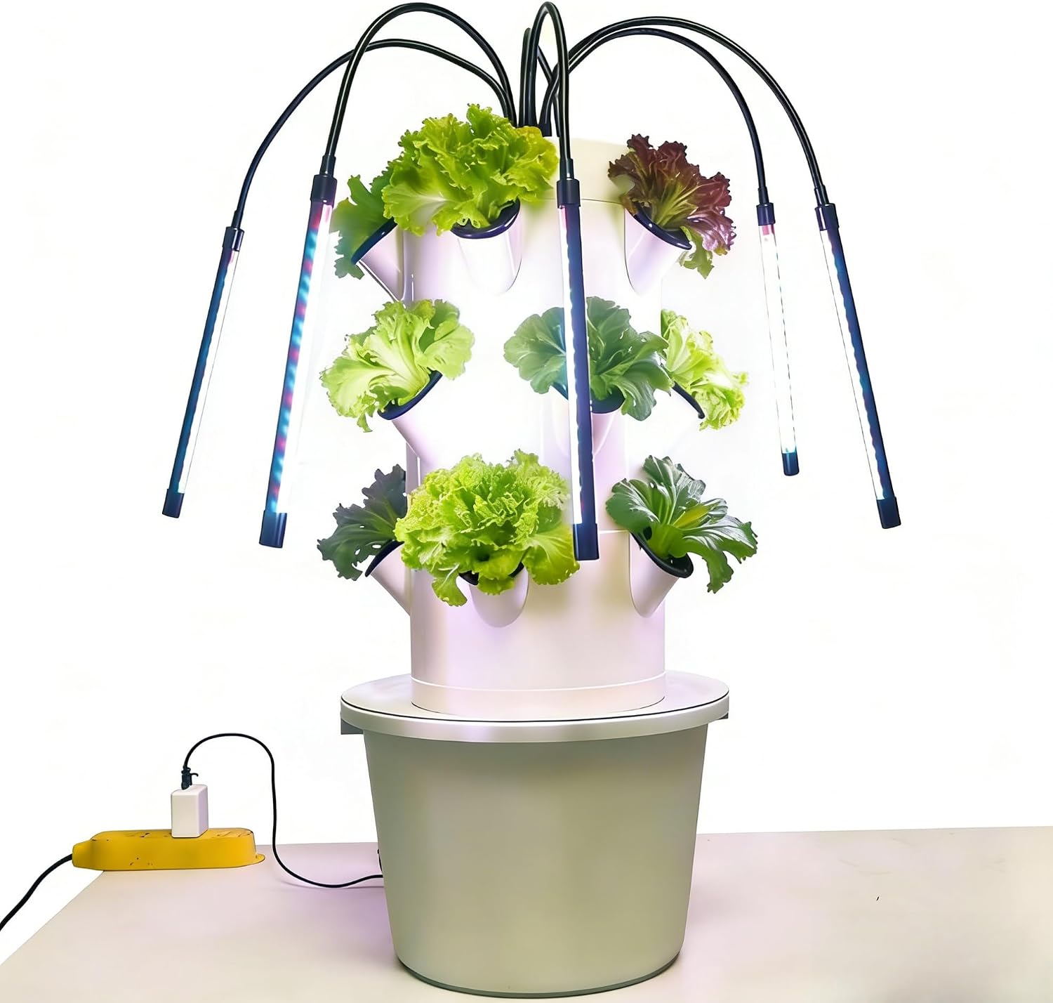 Indoor Herb Garden - Dikey Hidroponik Yetiştirme Sistemi 3 Katmanlı