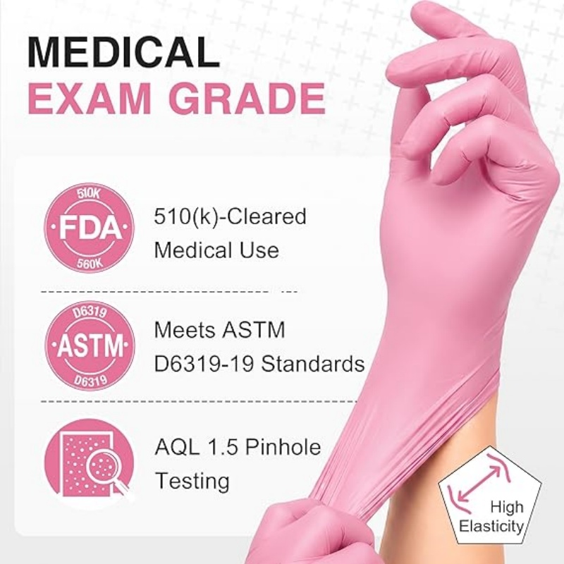 Pembe nitril tek kullanımlık e - Garden Gloves incelemesi ve fiyatı