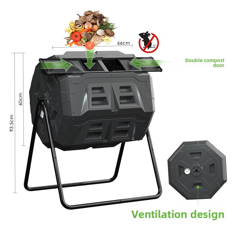 Ev Bahçesi Döner Kompost Kovas - Compost Bin incelemesi ve fiyatı