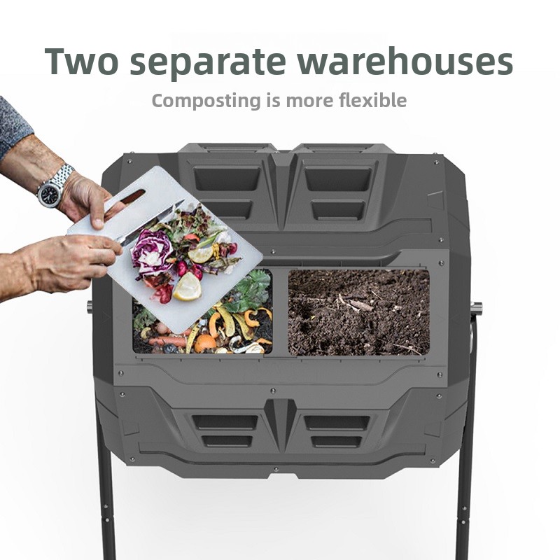Ev Bahçesi Döner Kompost Kovas - Compost Bin incelemesi ve fiyatı