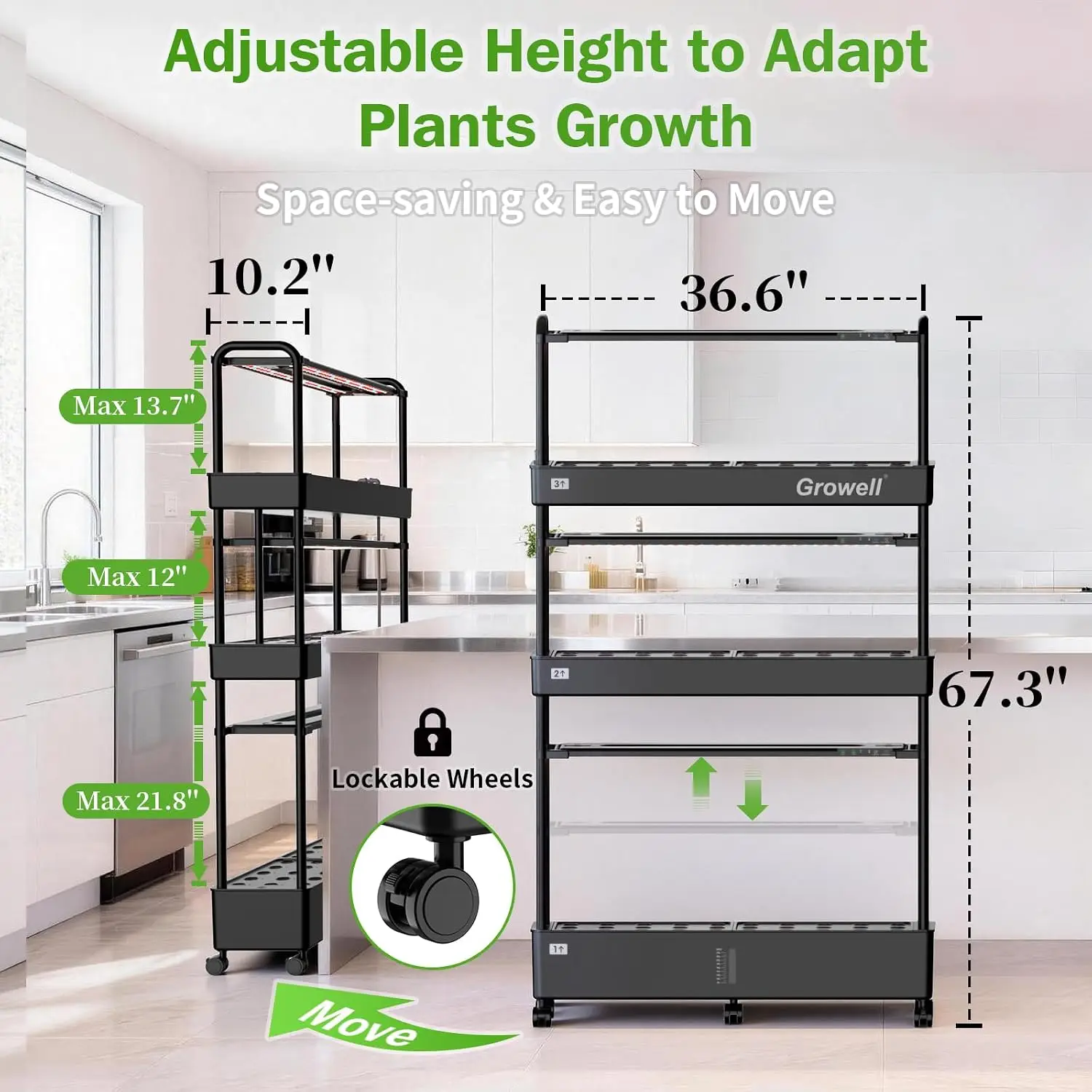 Büyük Hidroponik Yetiştirme Si - Indoor Herb Garden incelemesi ve fiyatı